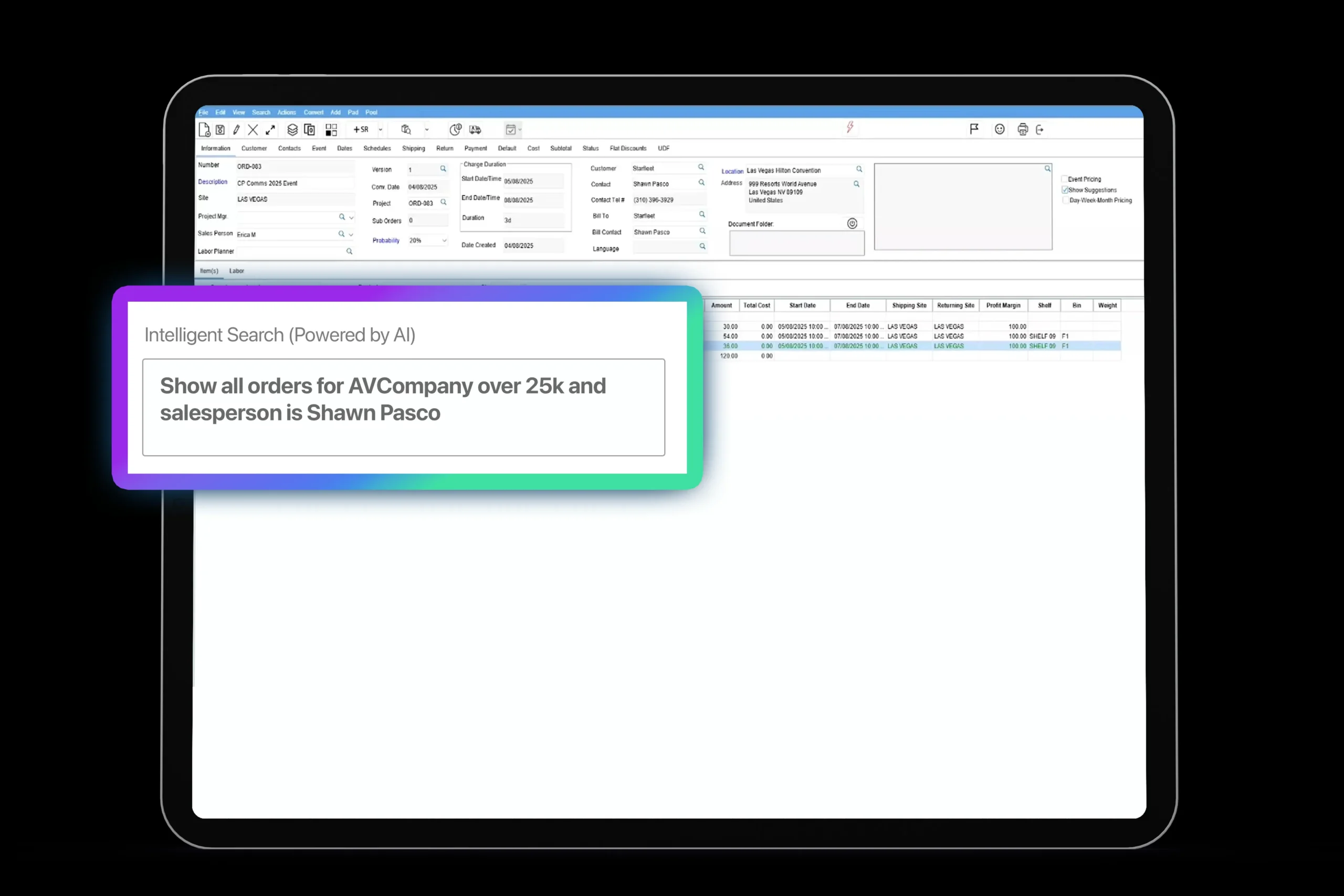 Intelligent Search Screenshot