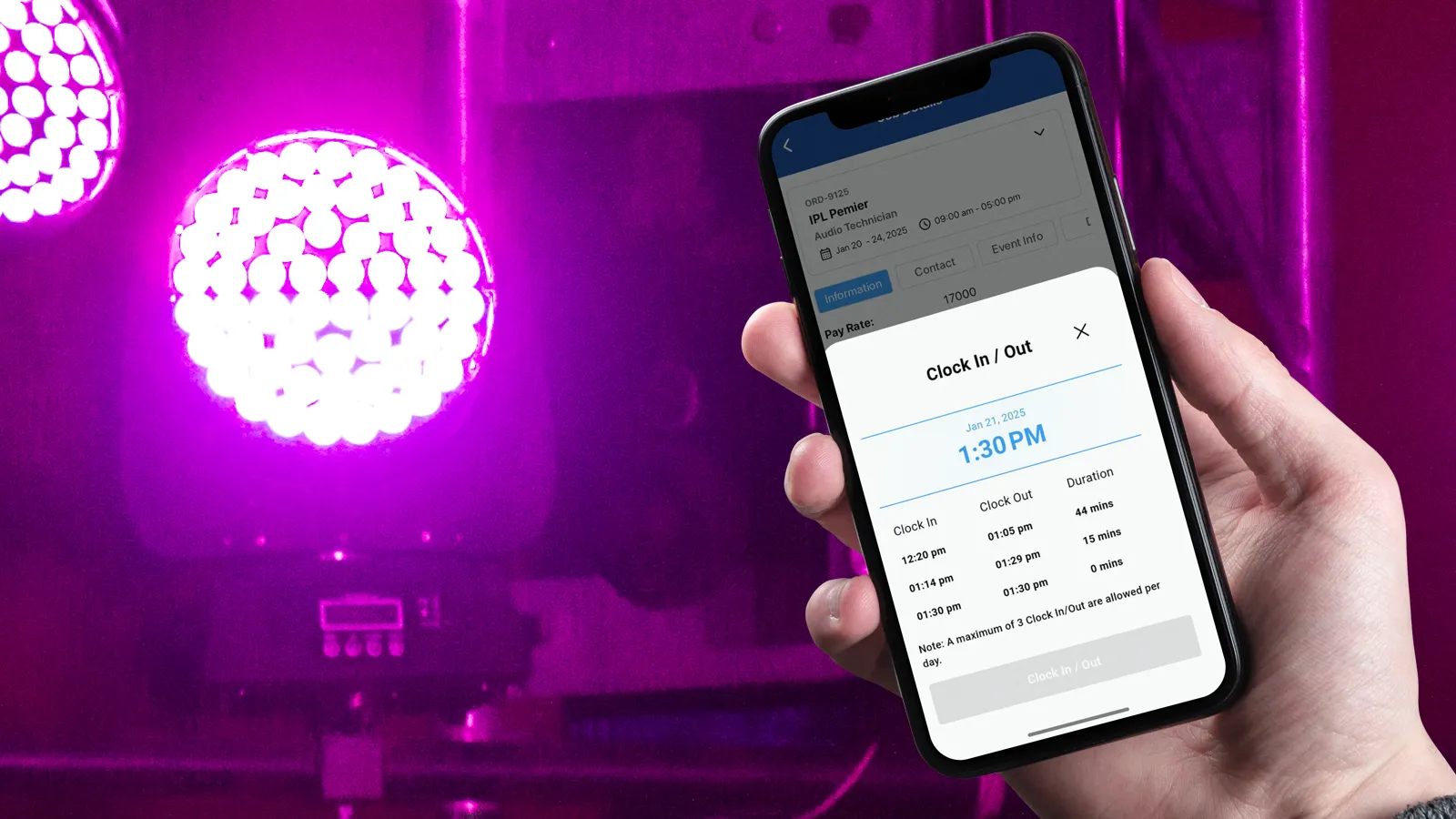 Geofencing for Labor Clock in and Clock out